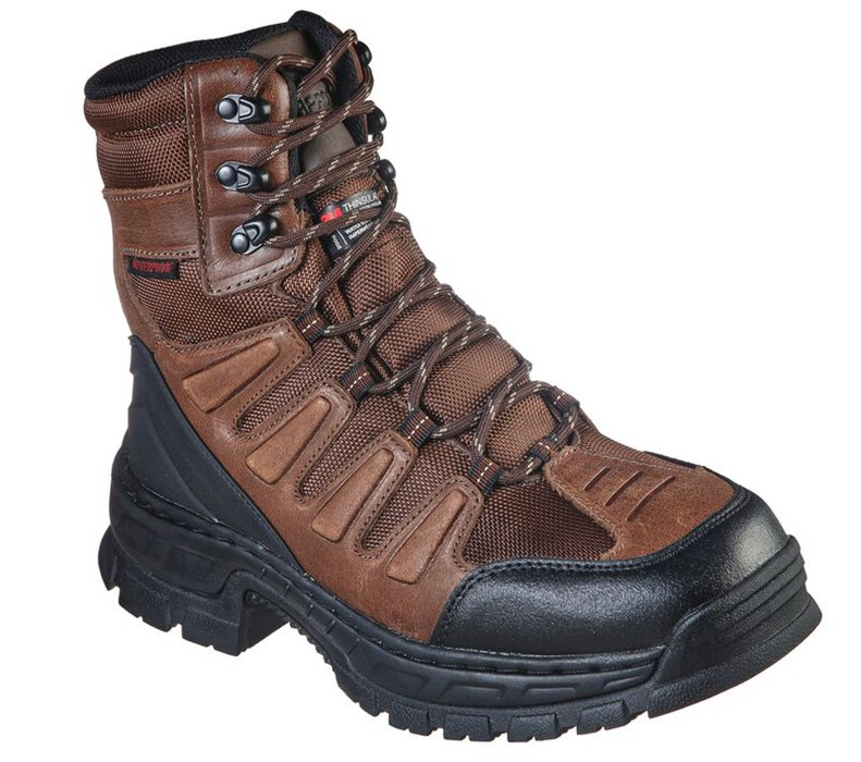 Skechers Vinten - Courtenay Wp Sr - Mens Work Boots Brown [AU-HY0136]